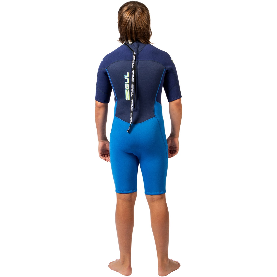 2025 Gul Junior Response Natur 3/2mm Shorty Neoprenanzug RE3322-BLBL - Blue